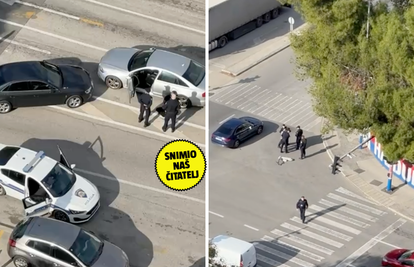 VIDEO Akcija splitske policije: Dvostruki ubojica udario je pješakinju pa pokušao pobjeći