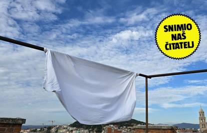 FOTO Bijele plahte u Splitu: Pogledajte poruku protiv nasilja i huliganskog divljaštva...