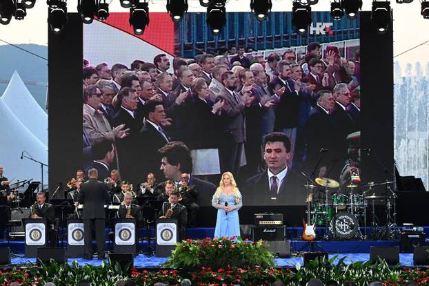 Svečani koncert u Zagrebu povodom 35. obljetnice postrojavanja Zbora narodne garde i ustrojavanja Hrvatske vojske i policije