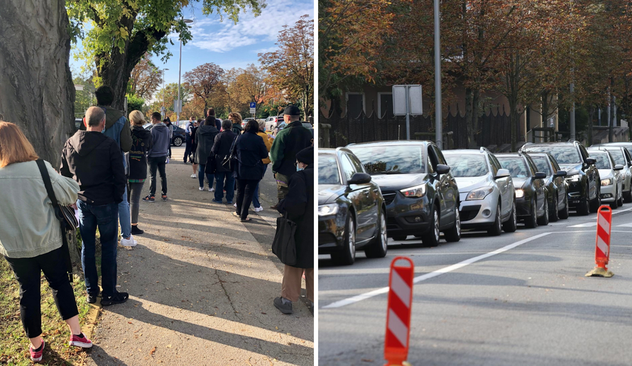 Otišli smo se testirati na koronu i zapeli u redu, na šalteru su nam rekli: "Ovako je brže"