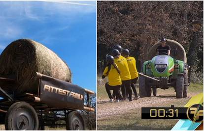 Obitelji trebaju raditi  timski i povući traktor težak 1600 kg