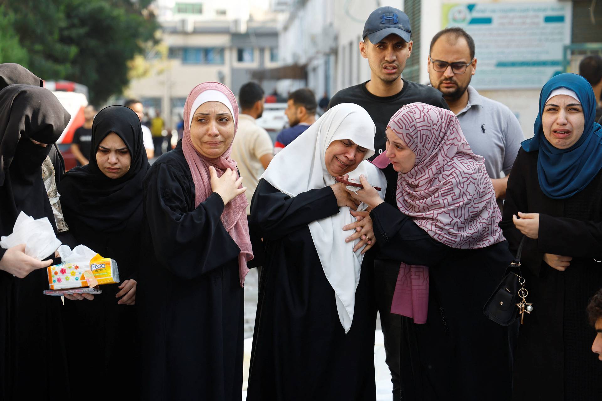 Aftermath of Israeli strikes, in Gaza