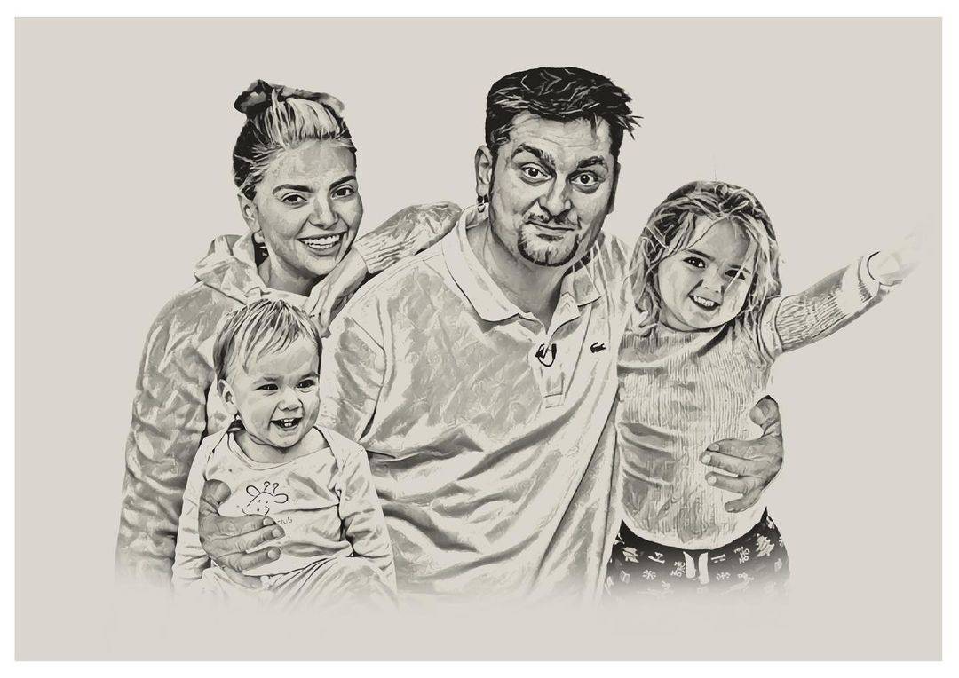 Emotivna Ella podijelila crtež s ocem i djecom: 'Srce mi je stalo'