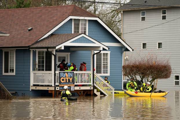 Atmospheric river brings rain and flooding to the Pacific Northwest