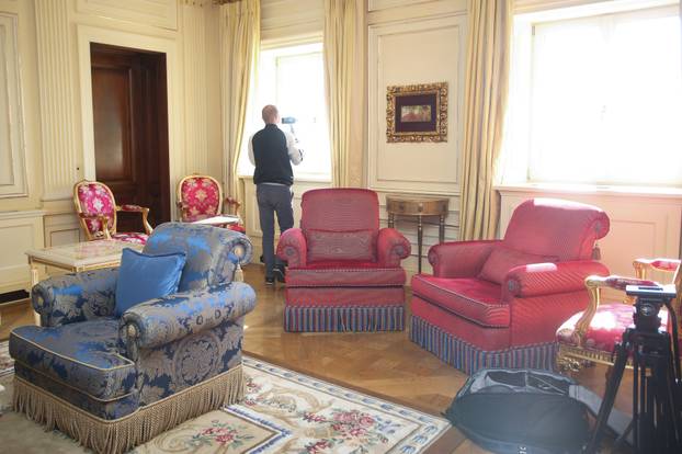 Zagreb: Prostorija u Kulmerovim dvorima gdje je predstavljena nova komedija Vinka Brešana