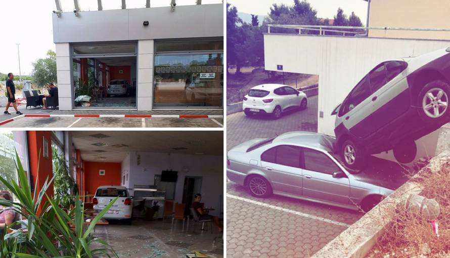 Srećom stradali su samo auti: Upss! Pa samo smo dodali gas