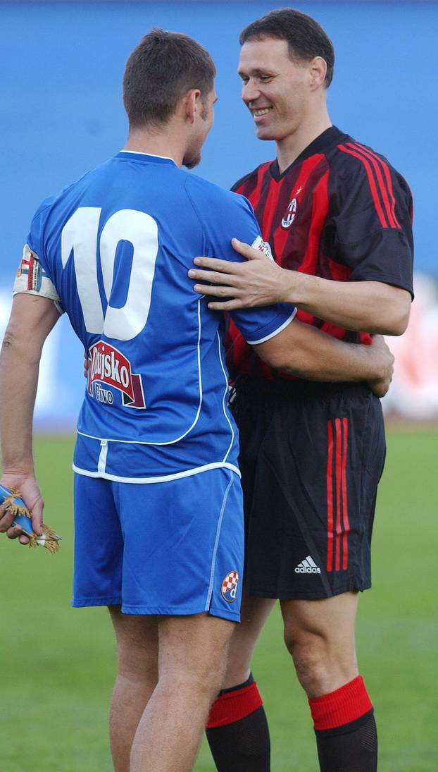 Zvonimir Boban oprostio se od nogometa revijalnom utakmicom na stadionu Maksimir, 07.10.2002.