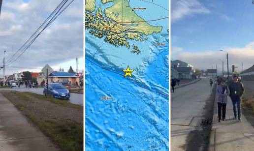 Potres od 7,4 Richtera u Čileu, objavili upozorenje na tsunami. Pogledajte snimke evakuacija