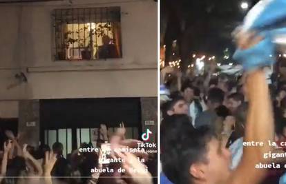 VIDEO Fanatični navijači pjevali pod prozorom Messijeve bake