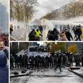 Prosvjednici u Bruxellesu napali policiju, oni su im uzvratili vodenim topovima i suzavcem