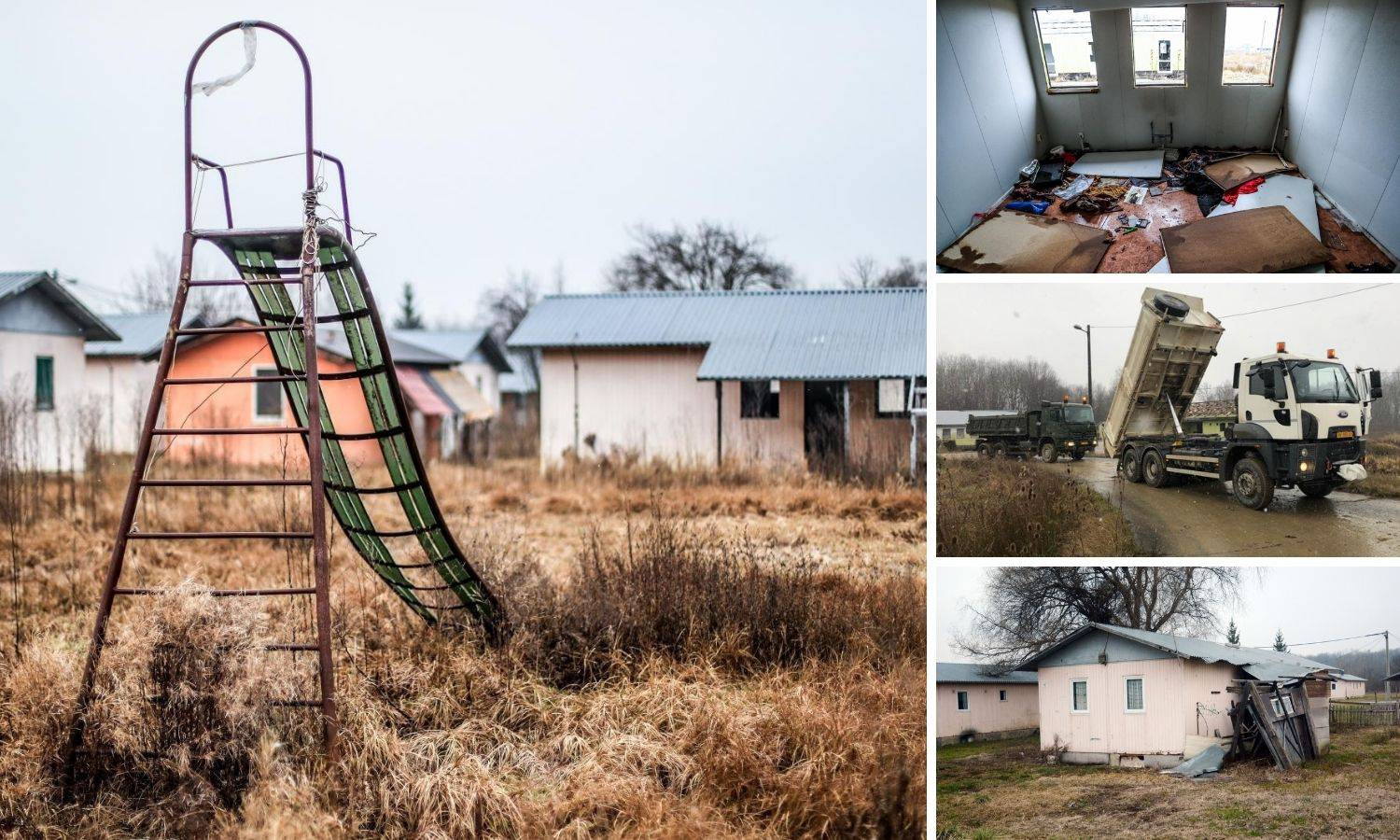 Kraj zapuštenog prognaničkog naselja u Maloj Gorici priprema se šatorsko naselje za volontere