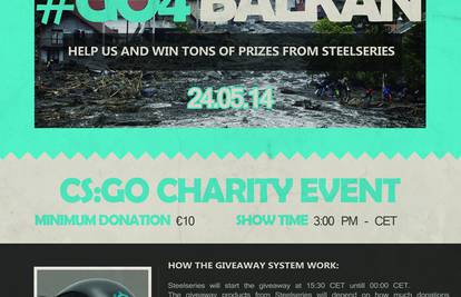 Humanitarni turnir Go4Balkan: Igraj Counter Strike i pomozi