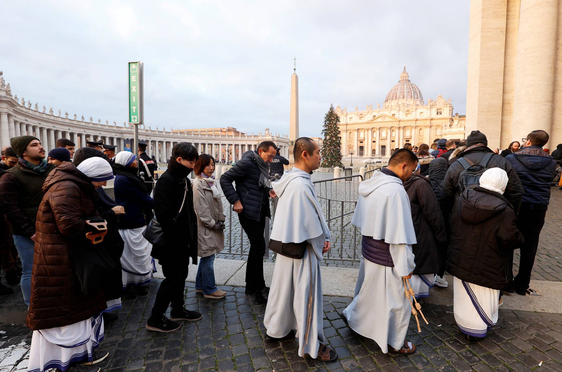 Faithful pay homage to former Pope Benedict in St. Peter's Basilica at the Vatican