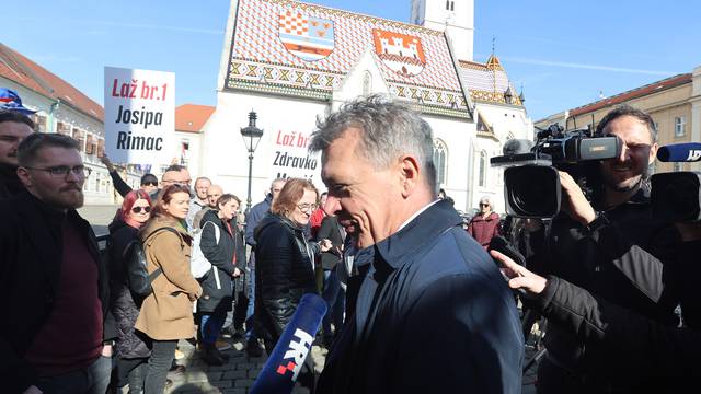 Zagreb: Ivan Turudic dosao u Banske dvore