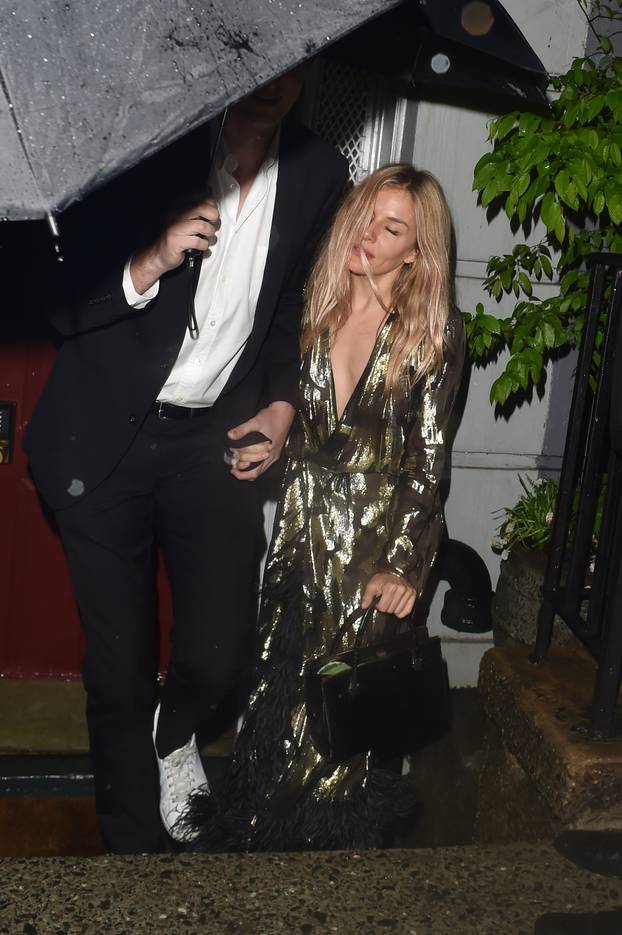 Harry Styles, Serena Williams, Lady Gaga. James Cordon, Sienna Miller all party at a pre Met Gala party in New York