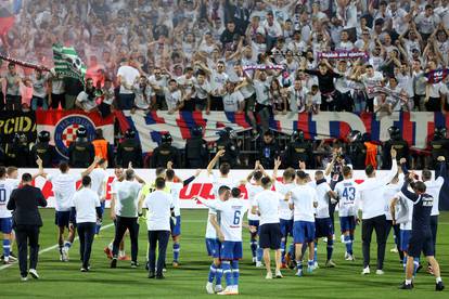 Nogometaši Hajduka slave osvajanje Hrvatskog nogometnog kupa