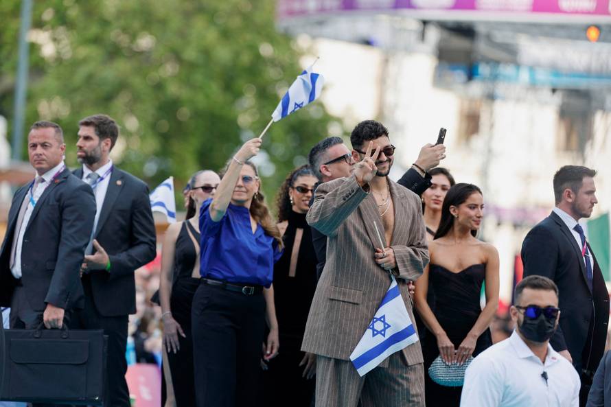 Eurovision Song Contest's 'Turquoise Carpet' event in Vienna