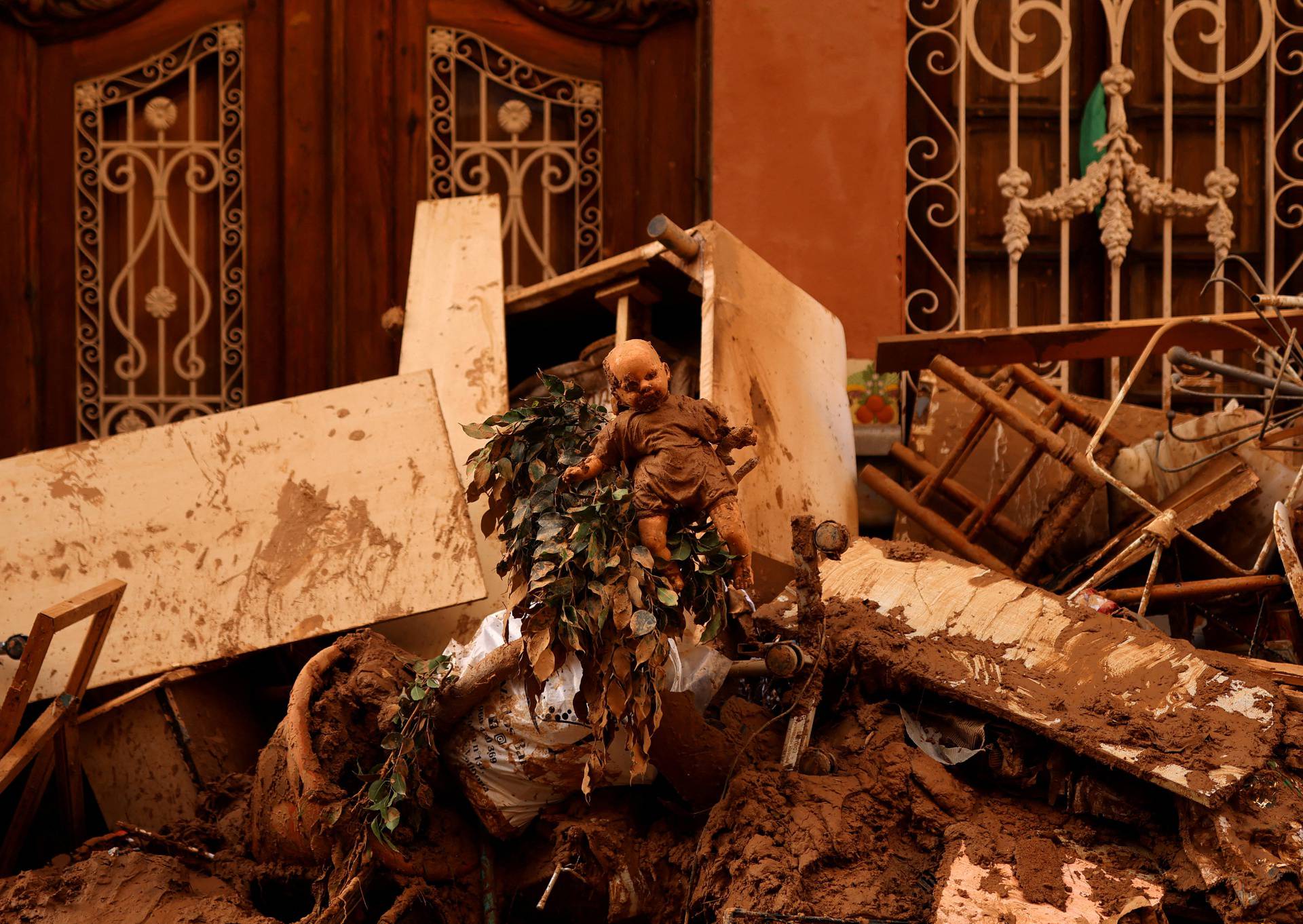 The aftermath of floods in Spain