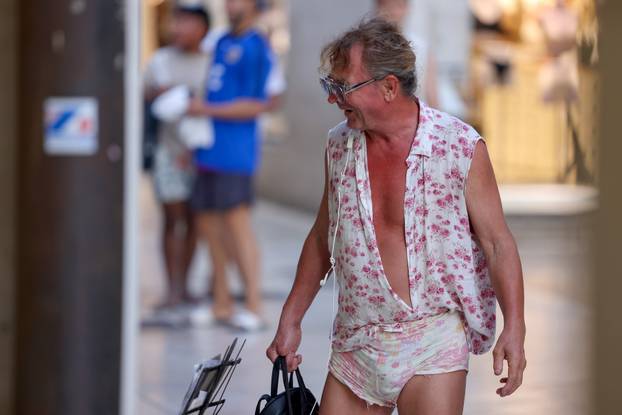 Zadar: Jadranko Ključanin u šetnji gradom