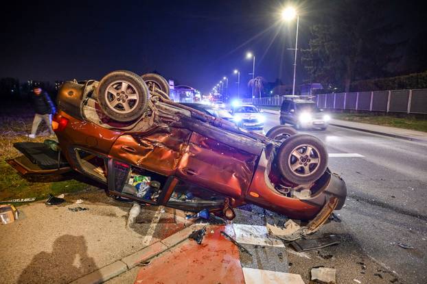 Zagreb: Teška prometna nesreća na aveniji Većeslava Holjevca