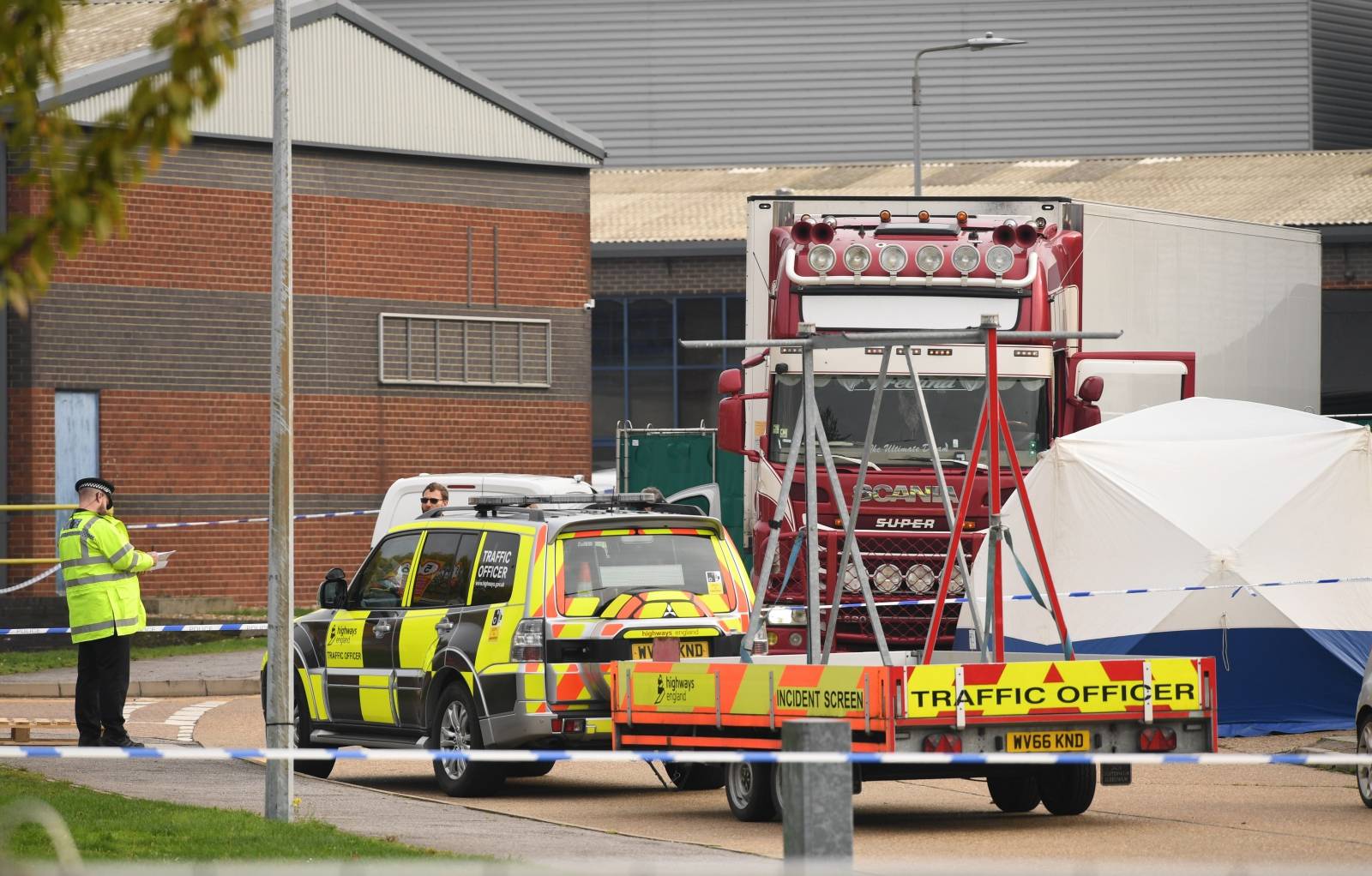 Bodies found in lorry container