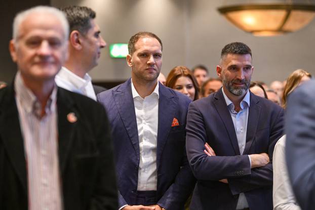 Zagreb: Proslava 80. rođendana Košarkaškog kluba Cibona u hotelu Esplanade