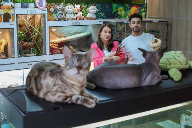 Zagreb: Emilija i Amer Alaydi otvorili su kafić Animal caffe