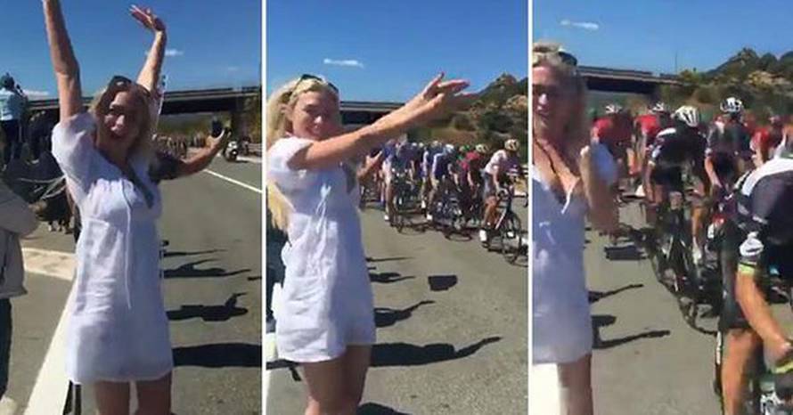 Playboyeva zečica u haljinici uz stazu: Centimetri do katastrofe