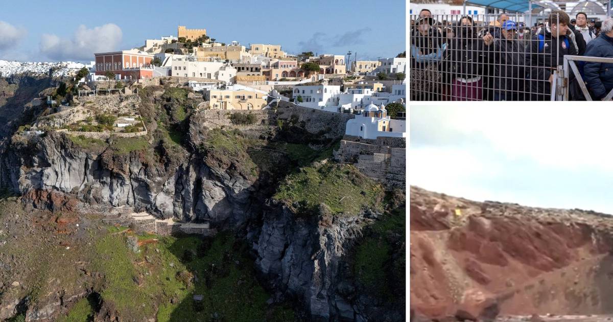 Dramatic situation on the Greek island: The rocks fall into the sea, the popular beach no longer exists