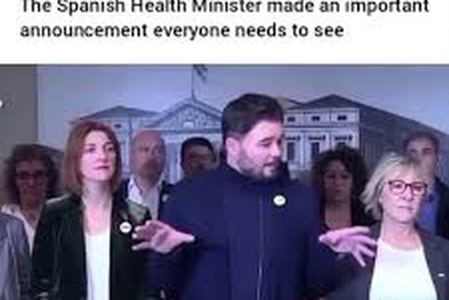 Ovu objavu španjolskog ministra zdravstva svi moraju vidjeti!