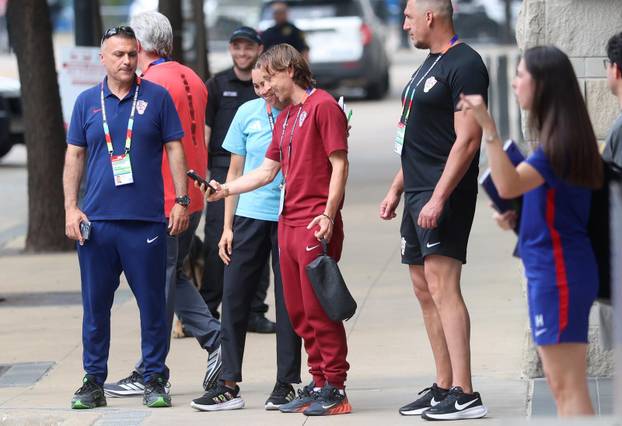Dallas: Hrvatski nogometni reprezetativci odlaze na trening