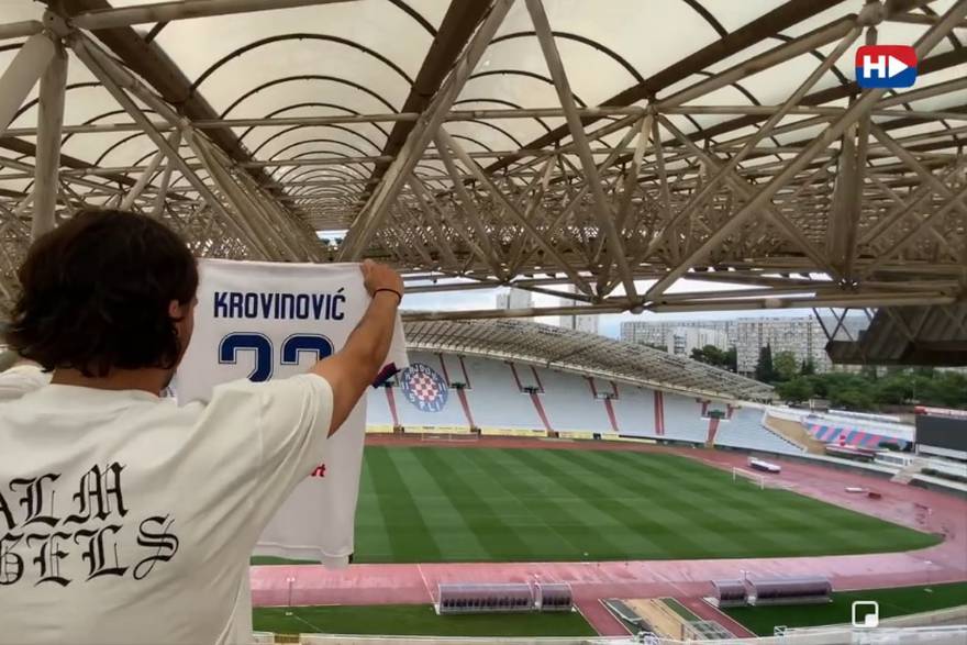 Kako je Hajduk predstavio Krovinovića