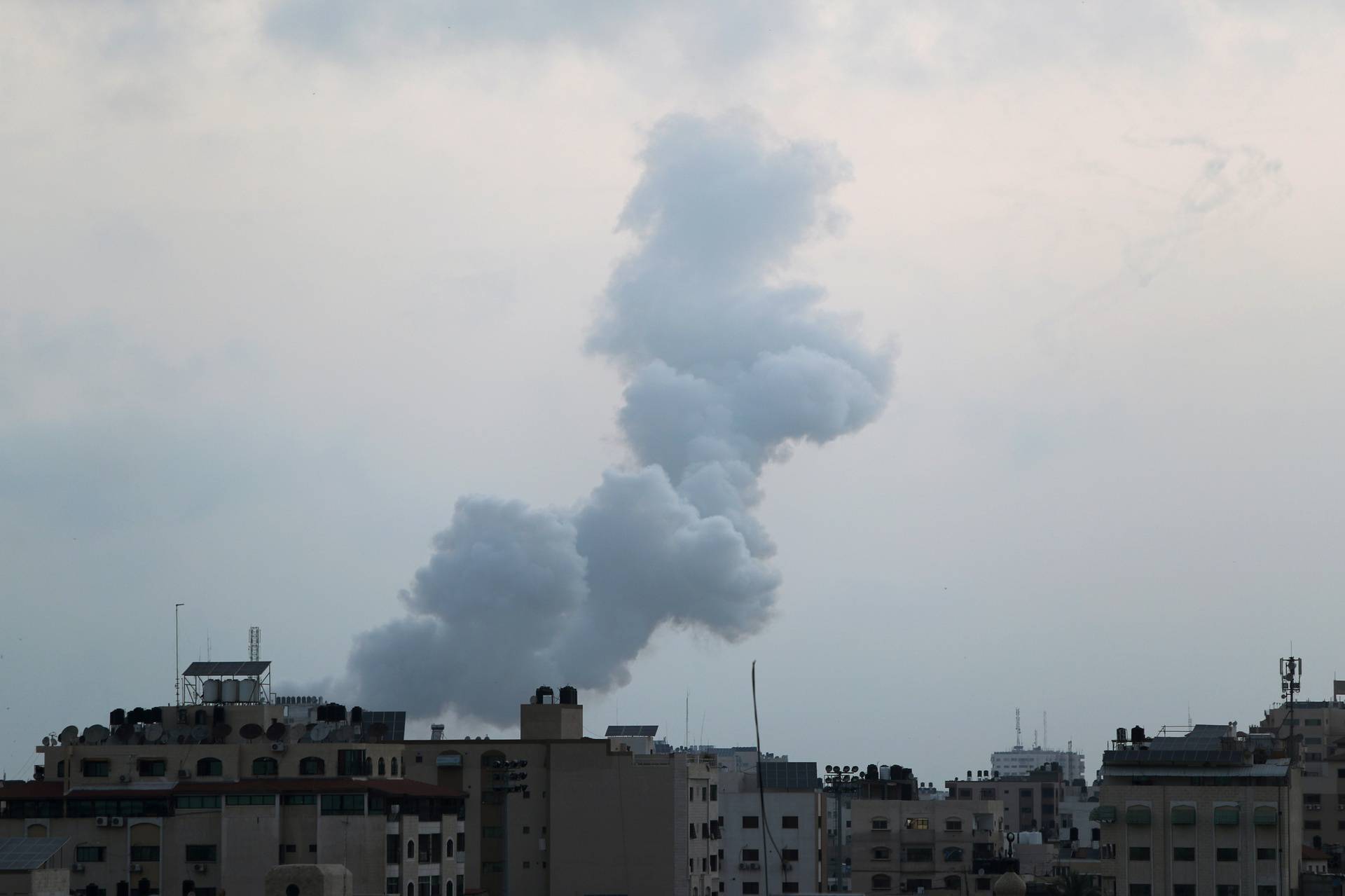 Rockets are launched into Israel, in Gaza