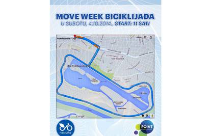 4. listopada dođite na MOVE Week biciklijadu u 10.30 sati 