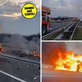 VIDEO Zbog strave na A1 promet je satima bio prekinut. Nije se moglo po autocesti za Karlovac