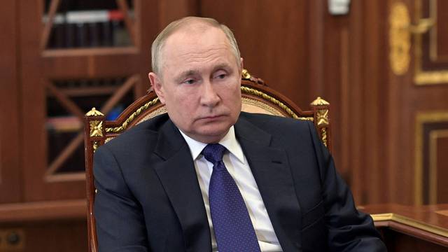 Russian President Putin meets with St Petersburg Governor Beglov in Moscow