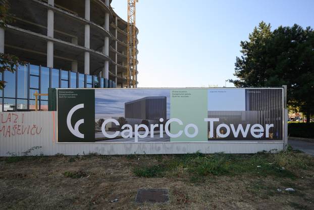Zagreb: Nakon više desetljeća čekanja napokon počeli radovi, nedovršena zgrada postaje CapriCo Tower