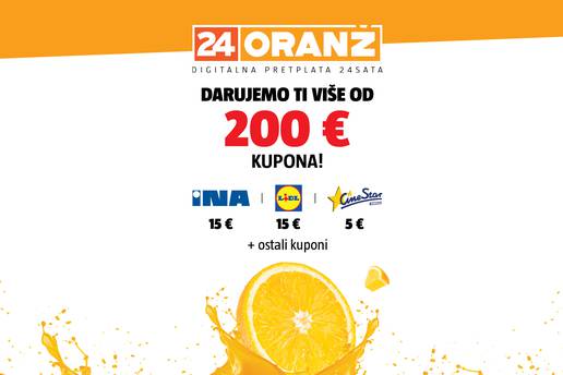 Darujemo ti više od 200€ kupona: Požuri i postani pretplatnik Oranža za samo 12€!