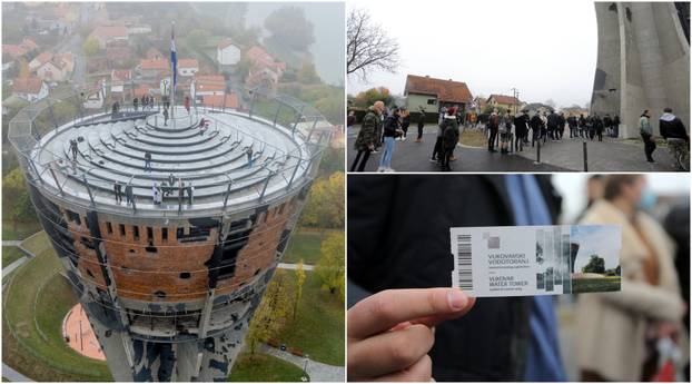 Slike iz zraka: Veliki interes za ulazak u obnovljeni Vodotoranj