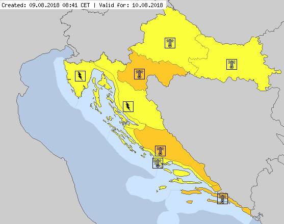 Danas vrhunac vrućina, vikend će konačno donijeti osvježenje