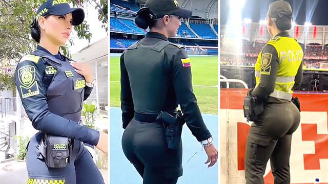 Bujna Alexa zvijezda je policije Kolumbije. Na utakmicama čuva red: 'Sramota što je zaposlena'