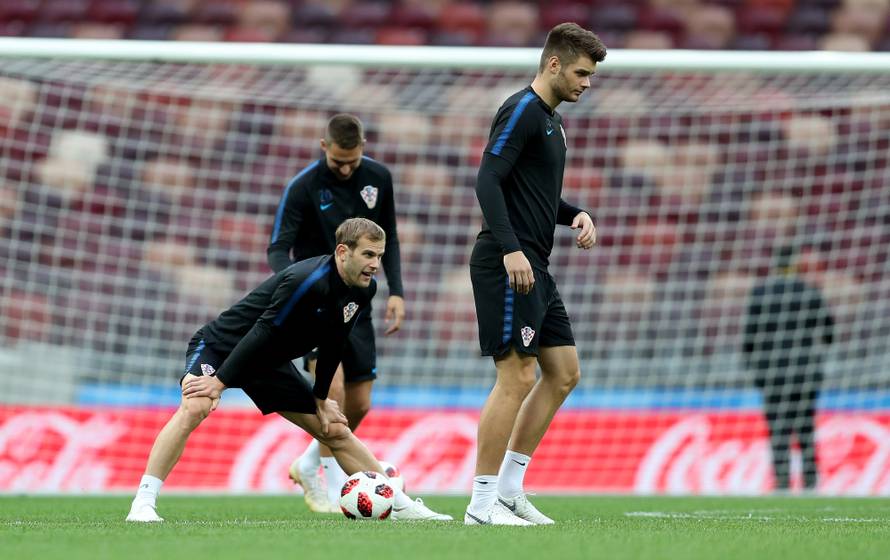 Moskva: Trening hrvatske nogometne reprezentacije