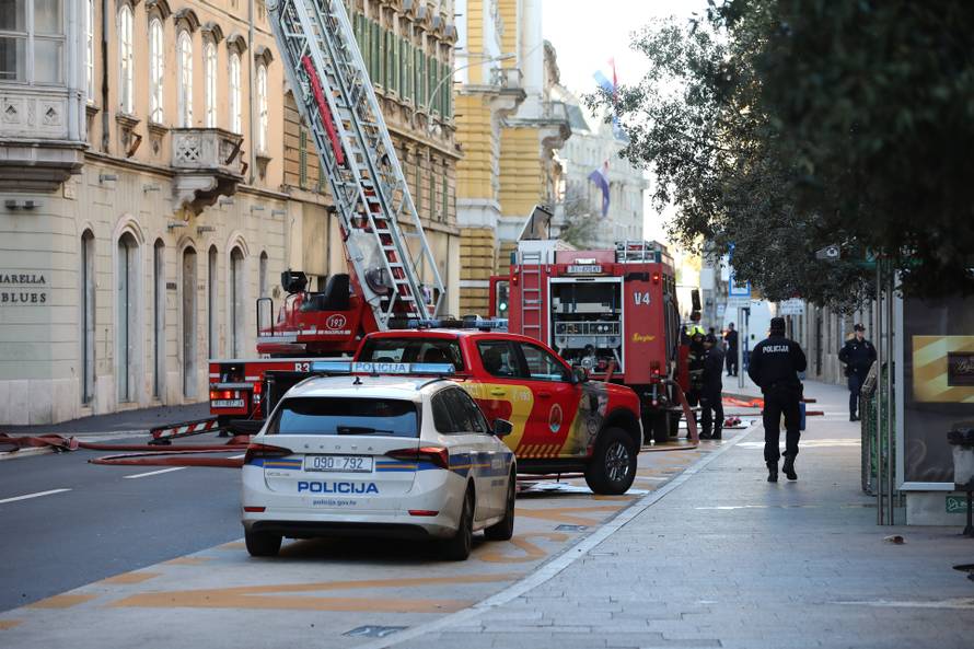 Rijeka: Požar nekoliko stanova u zgradu u Zanonovoj ulici