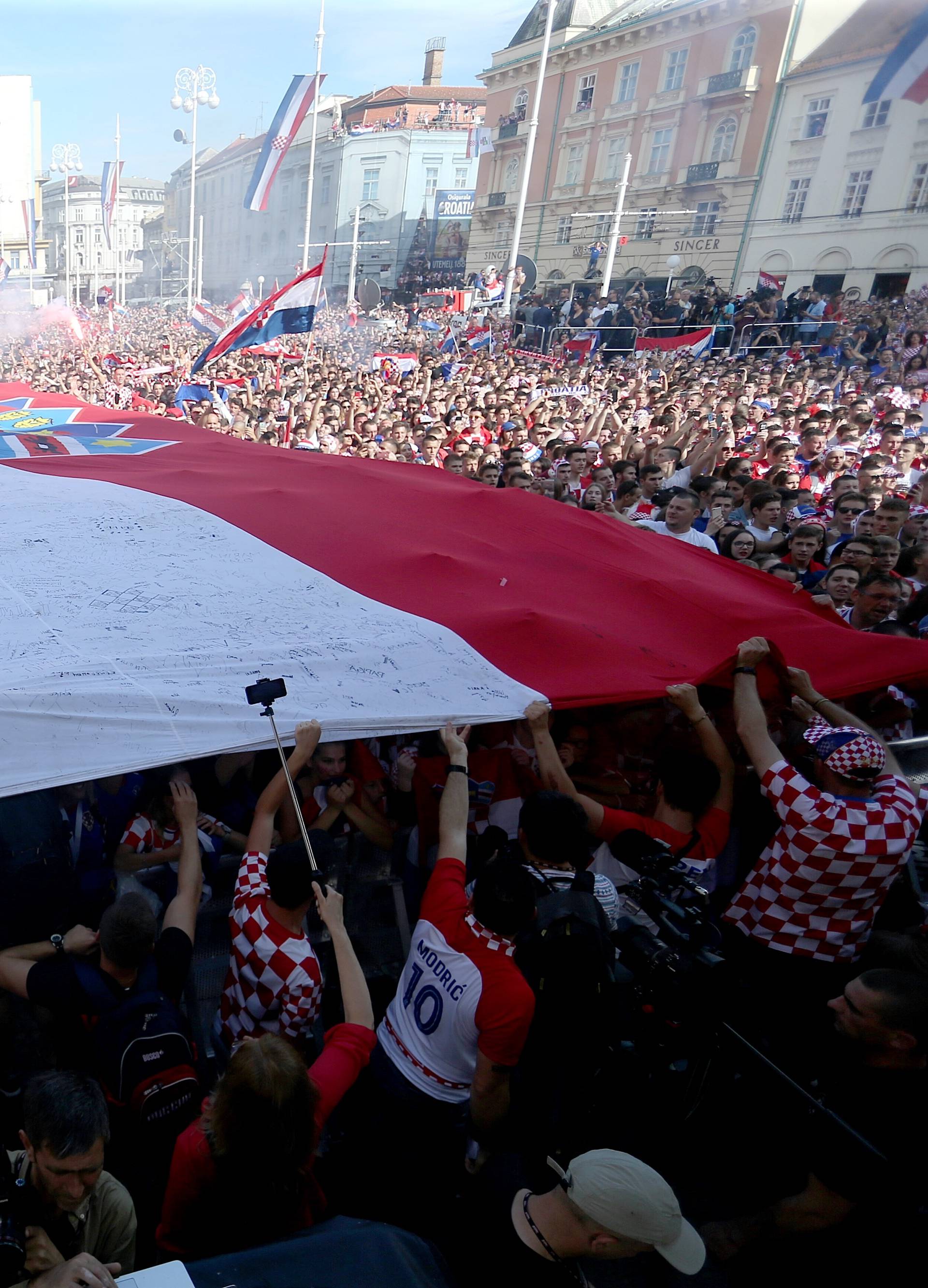 Cijela Hrvatska danas dolazi na veličanstveni doček u Zagrebu