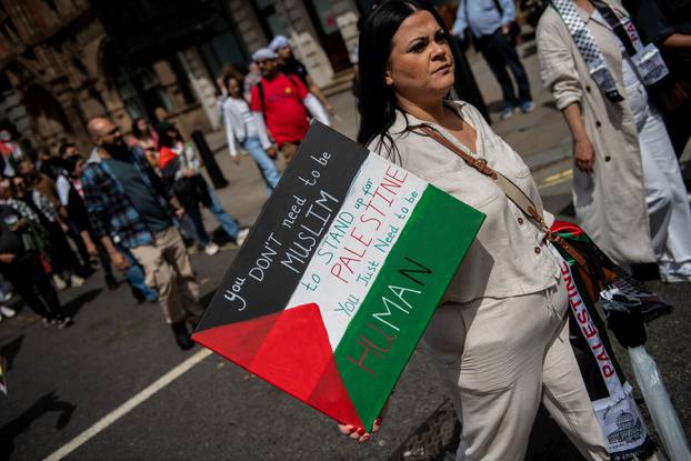 Pro-Palestinian protest in London