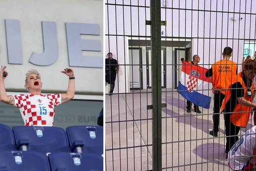 Indira zagrijala navijače prije utakmice! Rigorozne kontrole i pretresi na ulazu na stadion