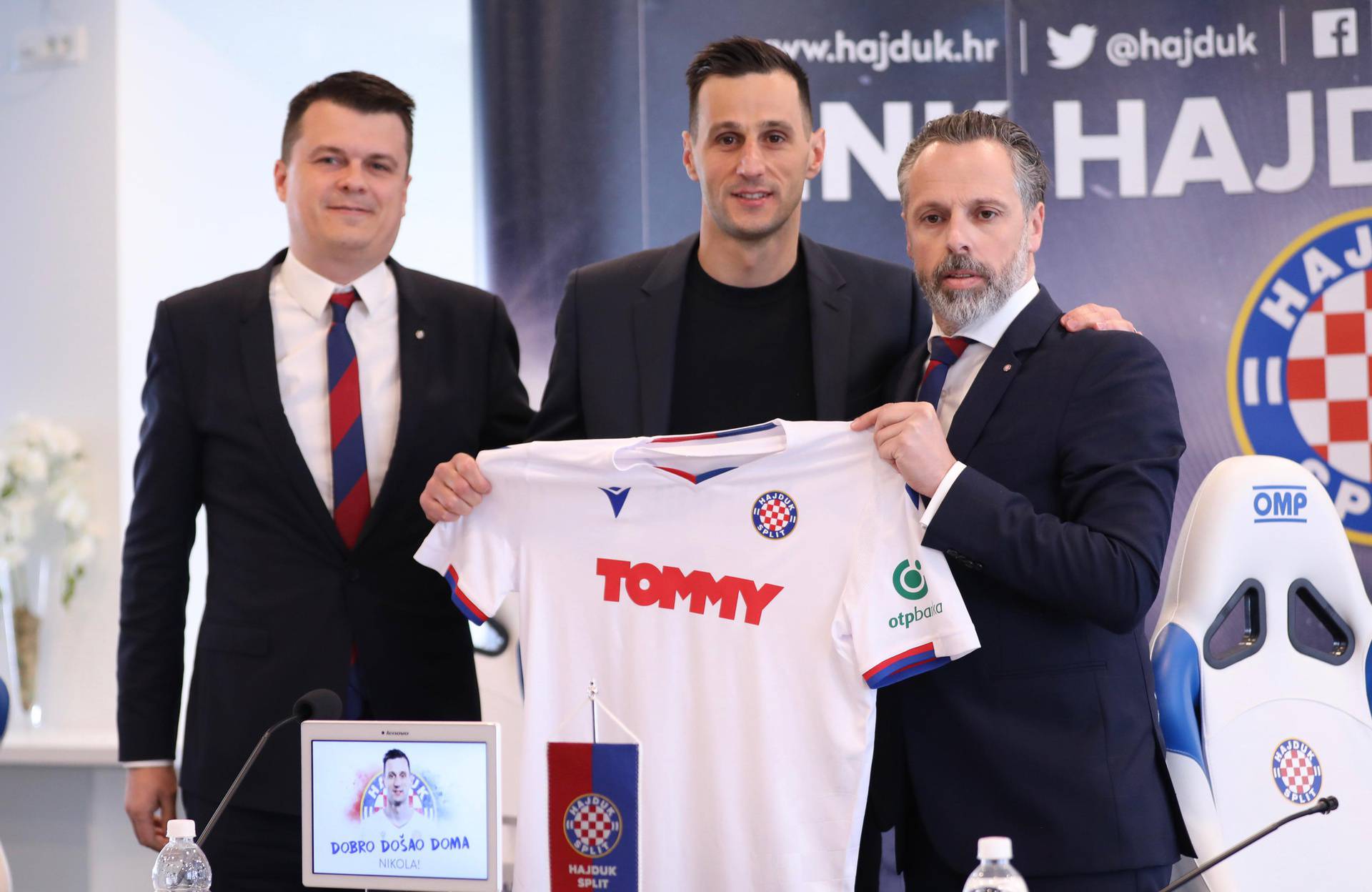 Split: Hajduk predstavio Nikolu Kalinića