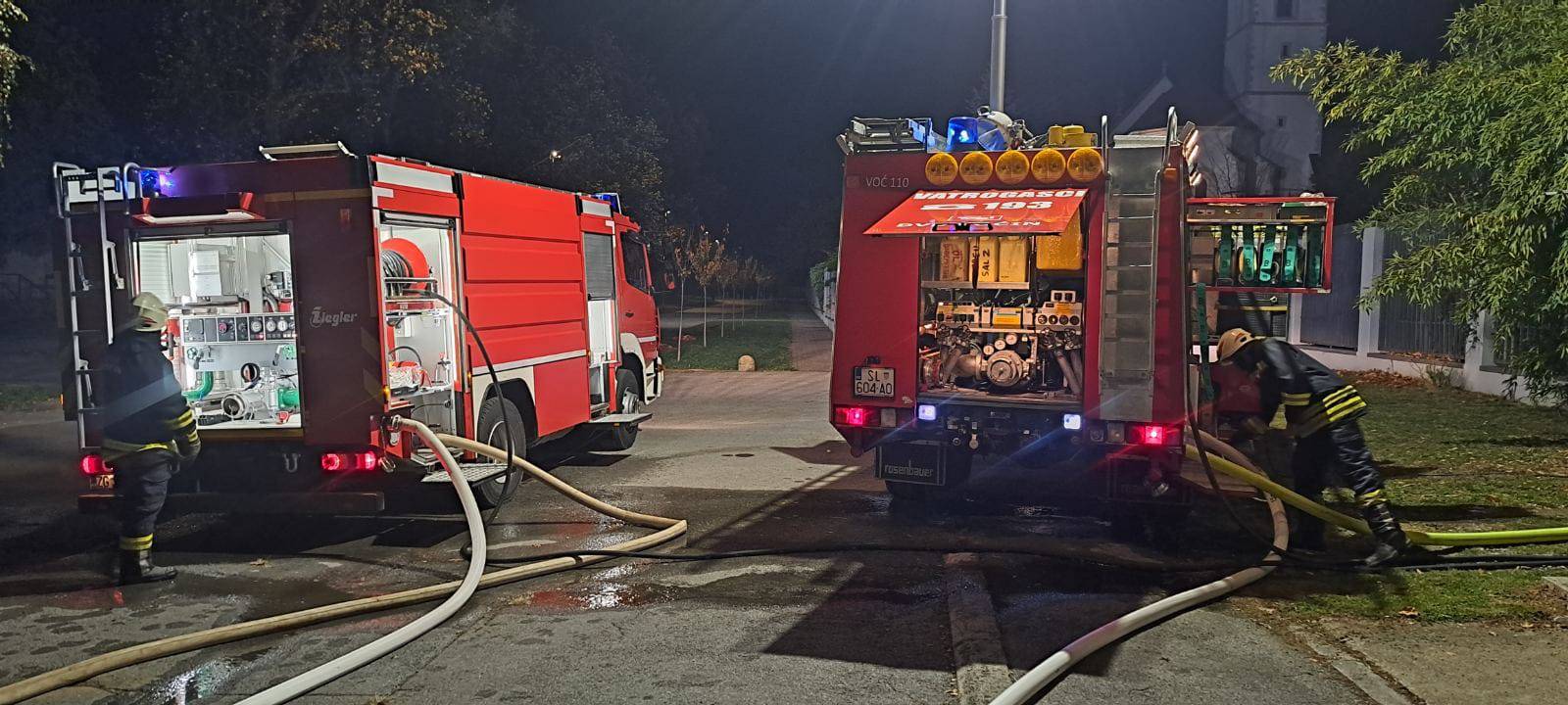 Voćin: Užareni otpad zapalio je kantu, drvarnicu pa ulovio kuću