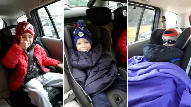 Nikad djecu nemojte stavljati u autosjedalicu u zimskoj jakni