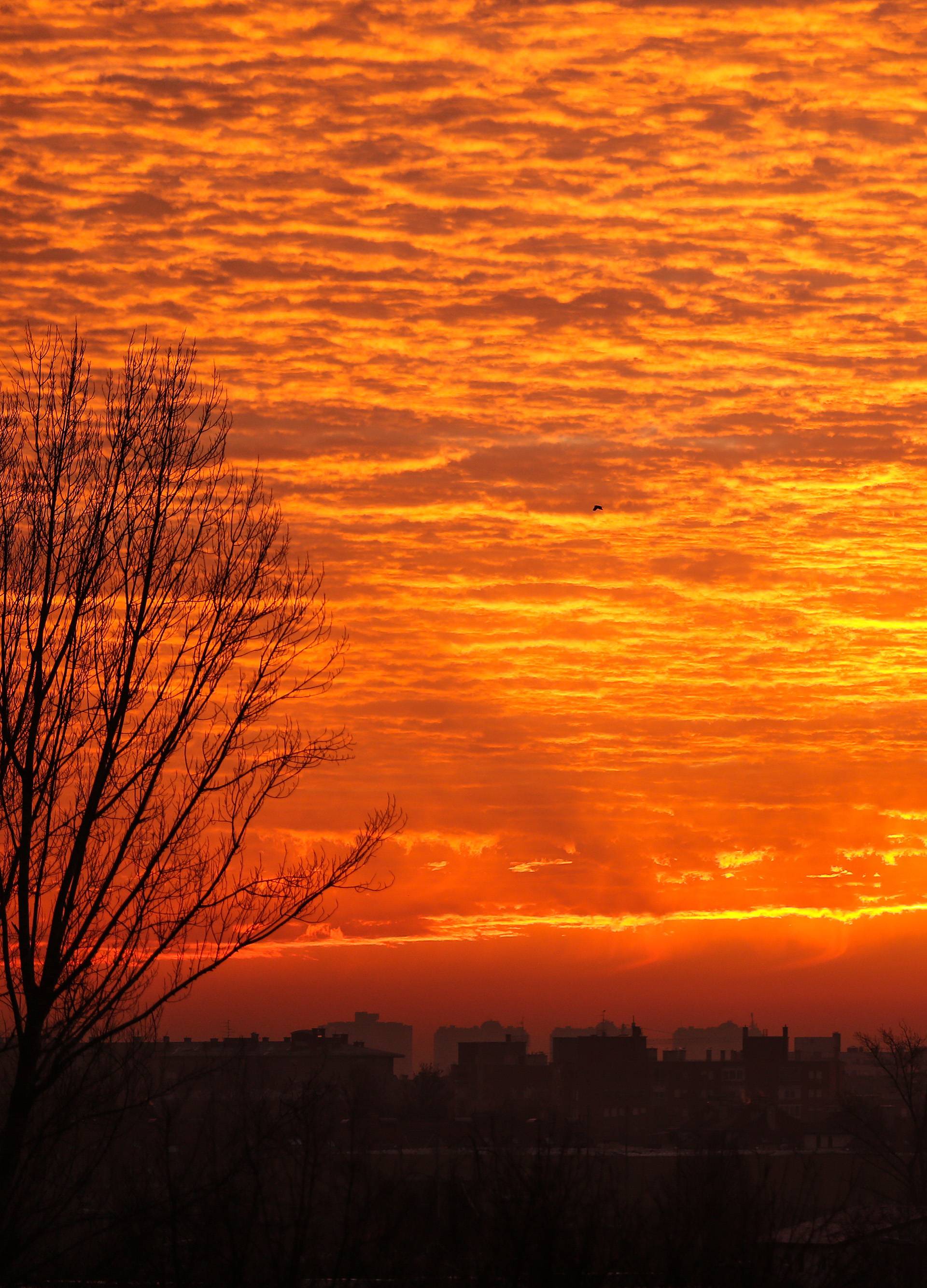 Predivan posljednji izlazak sunca nad Zagrebom u 2019.